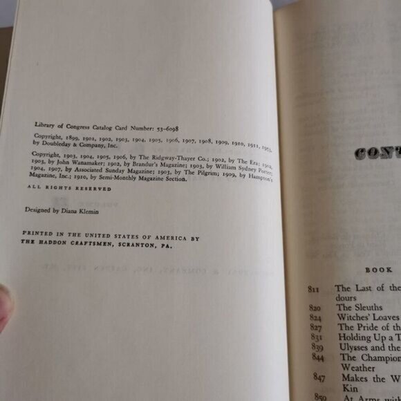 1953 The Complete Works of O'Henry Vol 2 HC Book, Short Story Collection - Picture 3 of 6